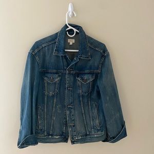 Able Distressed Denim Jacket L